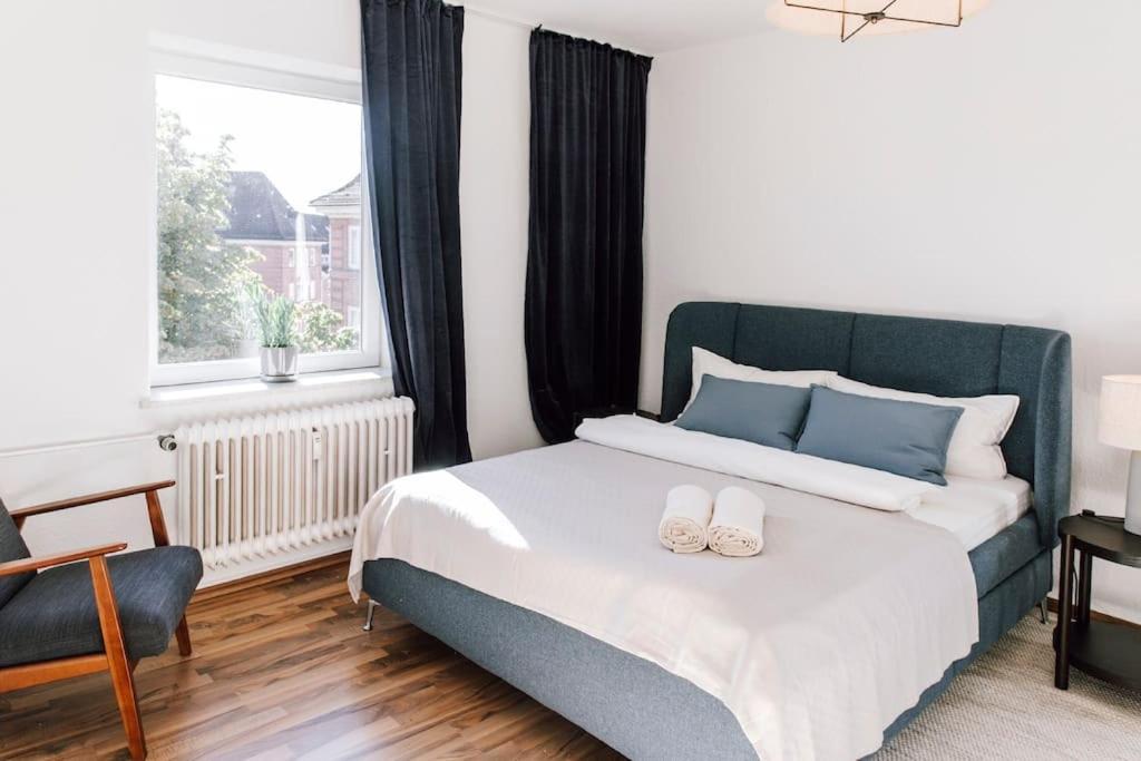 Komplett Neu: 2-Zi Zentral Im Altbau. 24H-Checkin Kiel Dış mekan fotoğraf